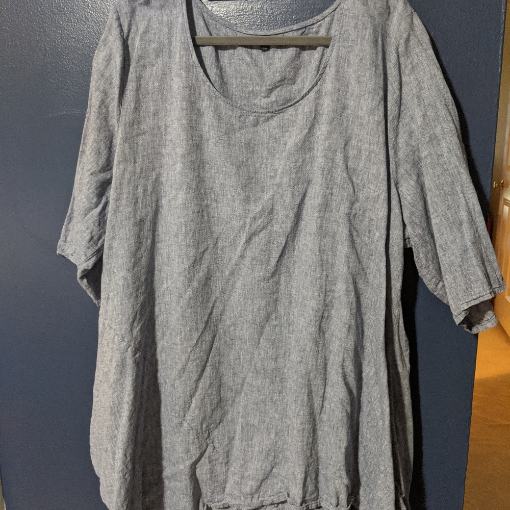 100% linen top